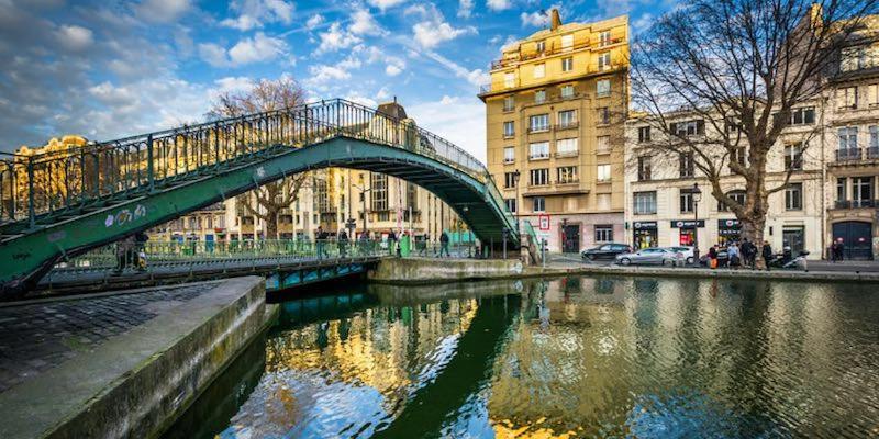 Charming Bright Sunny Studio Near Canal St Martin Paris Exterior photo